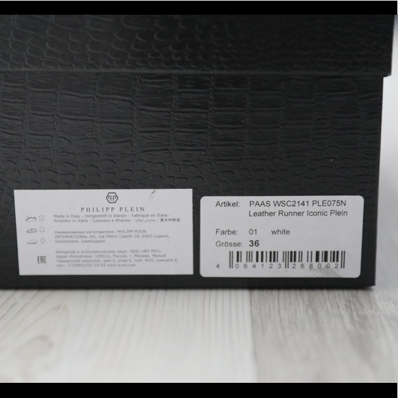 leather runner iconic plein